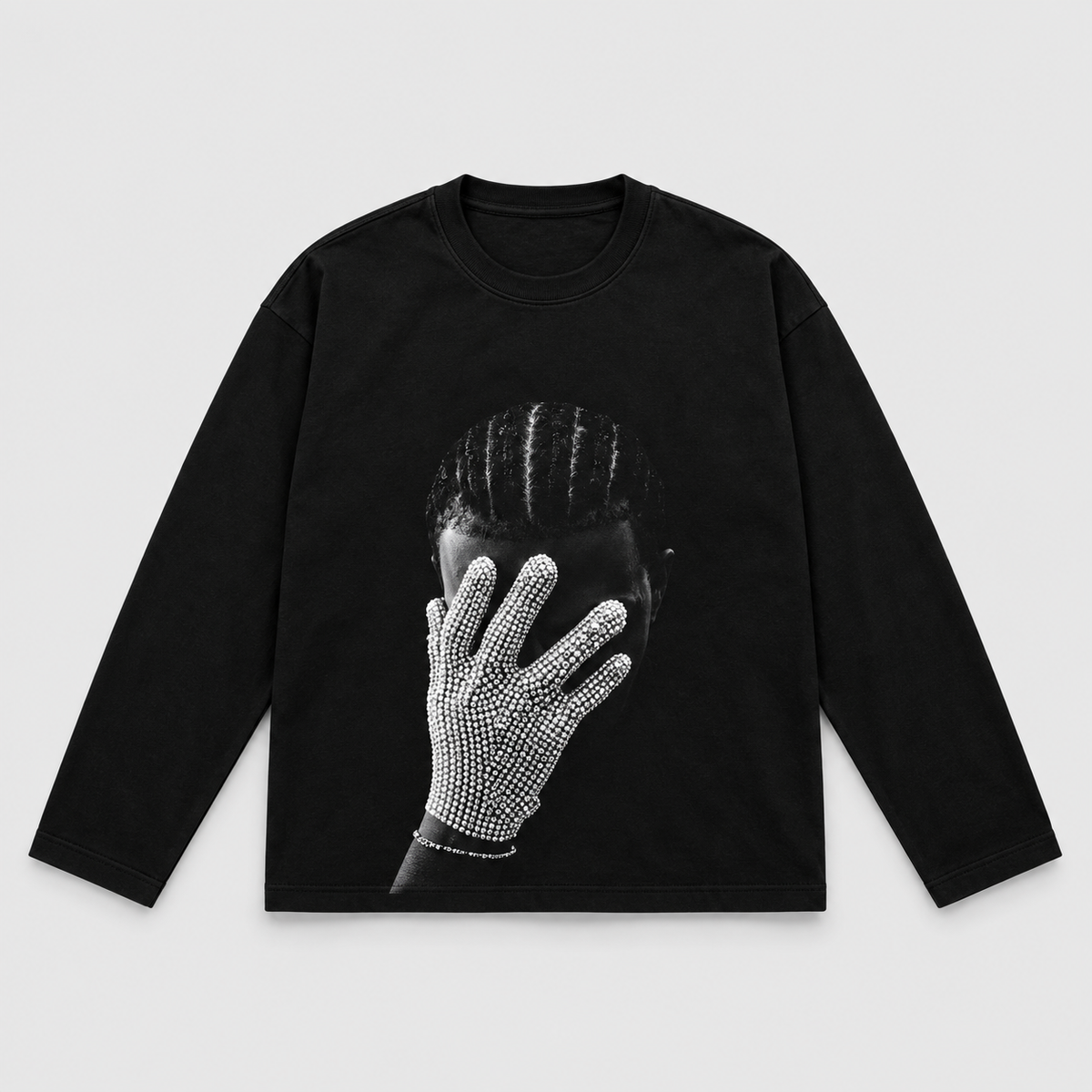 STONE HAND LS – BLACK
